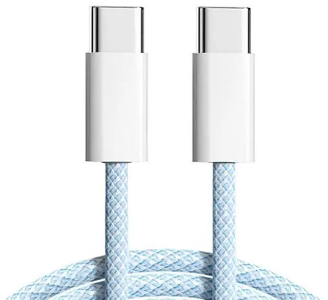 Main image of xiwai 27W 65W Power USB-C Cable 480Mbps Data Cable Type C Fast Charging for Phone & Tablet & Laptop, 2m Blue Sleeve