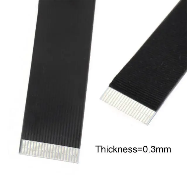 Alt view image 7 of 7 - xiwai USB 2.0 Type-A Male to Right Angled USB-C Type-C Male Data Flat Slim FPC Cable for FPV & Disk & Phone 2.0M/6.56ft