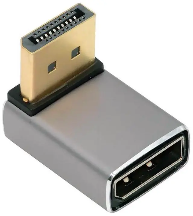 Main image of xiwai 8K 60hz DisplayPort 1.4 (DP) Male to DP Female Adapter Up Angled 90 Degree Ultra-HD UHD 4K 144hz Extender Connector for Video PC Laptop Monitor