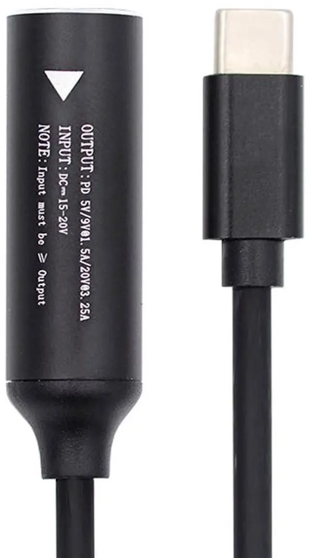 Main image of xiwai USB-C Type-C to DC Jack 2.5x0.7mm Input Power Cable Plug Charge Cord for Laptop Phone PD9V 15V 20V