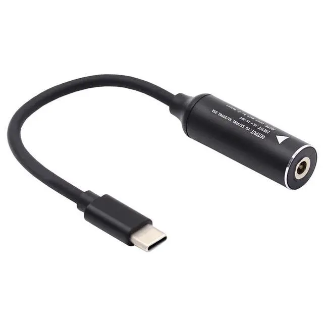 Alt view image 2 of 7 - xiwai USB-C Type-C to DC Jack 4.0x1.7mm Input Power Cable Plug Charge Cord for Laptop Phone PD9V 15V 20V