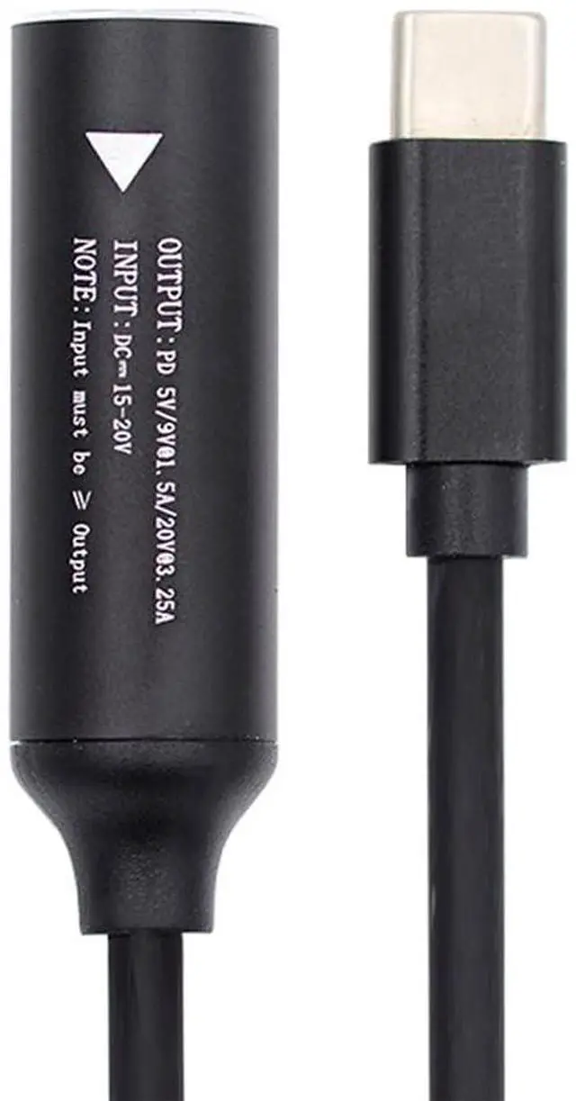Main image of xiwai USB-C Type-C to DC Jack 4.0x1.7mm Input Power Cable Plug Charge Cord for Laptop Phone PD9V 15V 20V