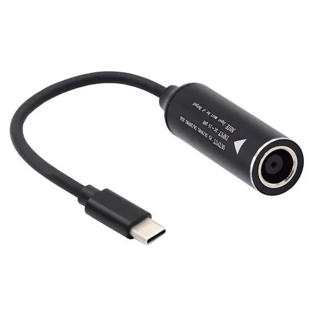 Alt view image 2 of 7 - xiwai USB-C Type-C to DC Jack 7.9x5.4mm Input Power Cable Plug Charge Cord for Laptop Phone PD9V 15V 20V