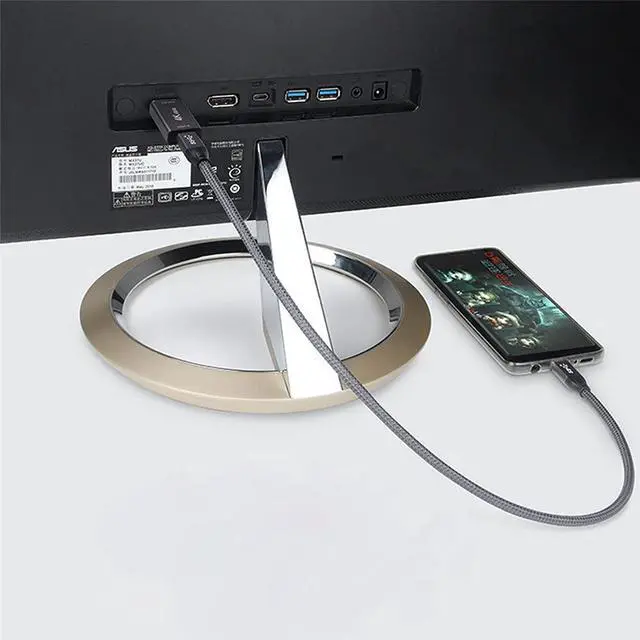 Alt view image 3 of 7 - xiwai 10Gbps 100W Cable USB-C Type C Female Source to Displayport DP Sink HDTV Adapter 4K 60hz 1080p for Tablet & Phone & Laptop
