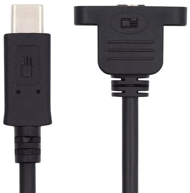 Main image of xiwai 5Gbps USB 3.0 Type-C USB-C Male to Micro 3.0 Type-B Female Extension Data Sync Cable Screw Mount Type