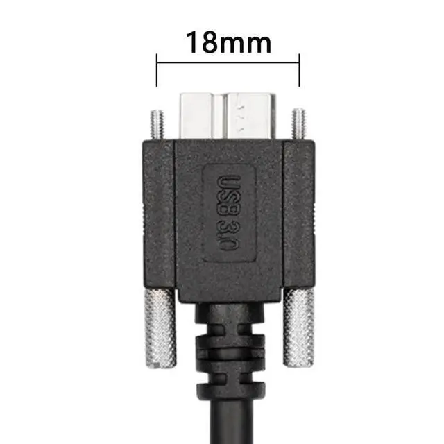 Alt view image 2 of 7 - xiwai 8m USB 3.0 A Type Repeater Cable Male to Micro USB 3.0 B Male with Mount Panel Screws for Camera