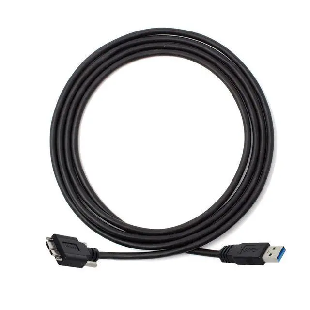Alt view image 7 of 7 - xiwai 8m USB 3.0 A Type Repeater Cable Male to Micro USB 3.0 B Male with Mount Panel Screws for Camera