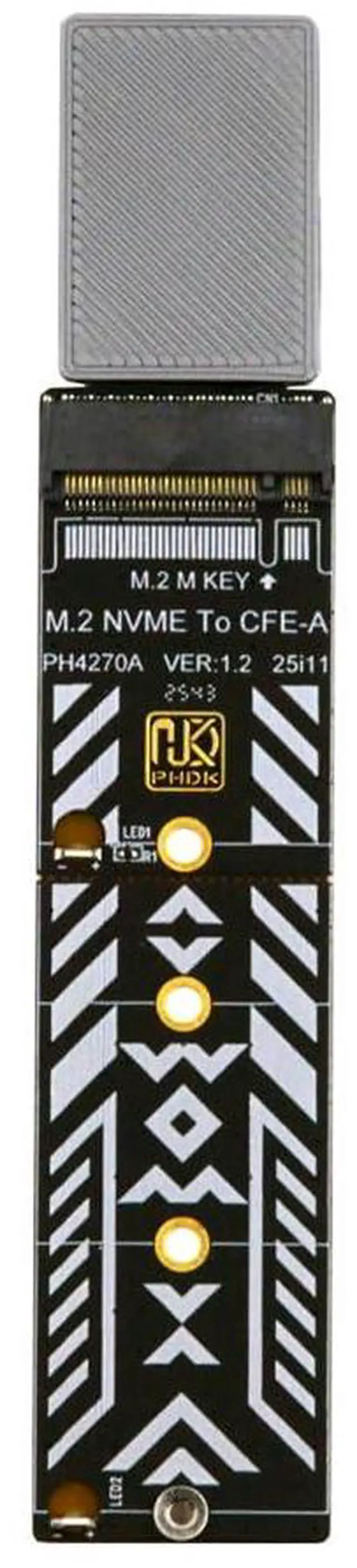 Main image of xiwai Type-A CFexpress to 2230 2240 2260 2280 NVME Memory Card Kit Case CFE CFA NGFF M-Key Adapter for PCIe Expansion Camera 8K RAW