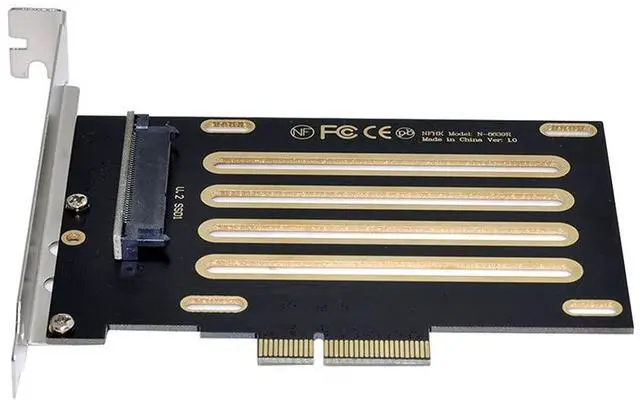 Main image of xiwai PCI-E 3.0 x4 Lane to U.2 U2 Kit SFF-8639 Host Adapter for Intel Motherboard & 750 NVMe PCIe SSD