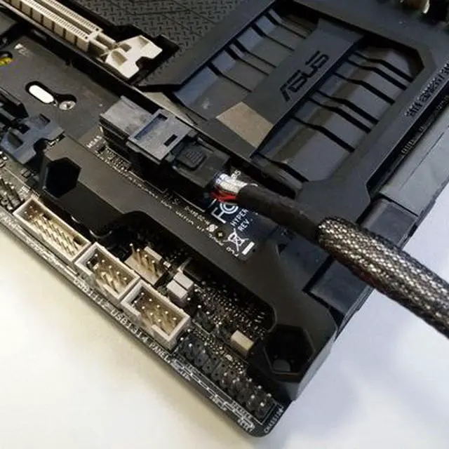 Alt view image 4 of 7 - xiwai U.2 U2 SFF-8639 NVME PCIe SSD Cable for Mainboard Intel SSD 750 p3600 p3700 M.2 SFF-8643 Mini SAS HD