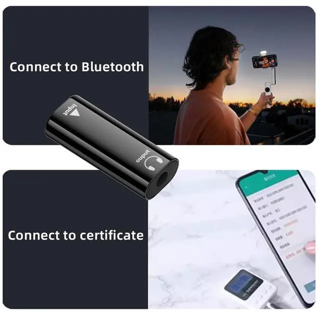 Alt view image 7 of 7 - 2pcs/lot 16bit 48kHz USB-C Female Type-C to 3.5mm Male & Female Audio AUX & MIC Sound Card Adapter Compatible with Laptop Tablet Phone
