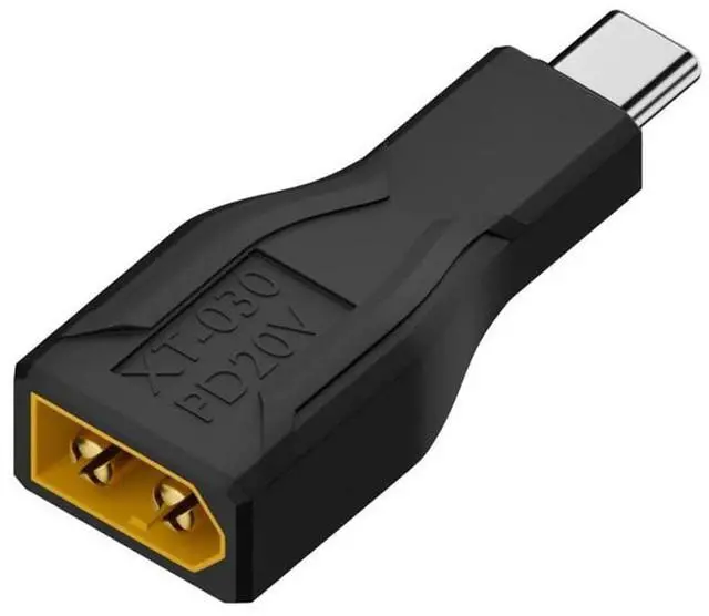 Main image of xiwai 100W 20V 5A PD Type-C Male Input to XT60 Connector Male Output SC100 Protocol Fast Charging Adapter for RC Lipo Battery Quadcopter