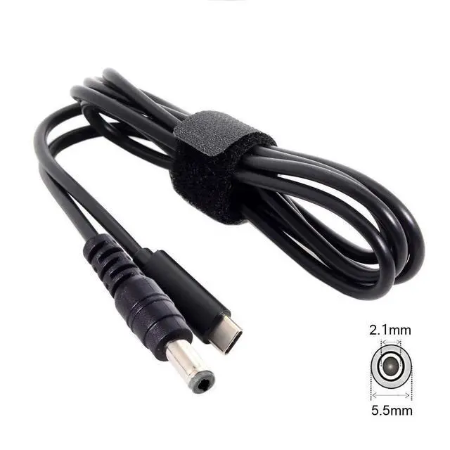Alt view image 2 of 7 - JSER Type C USB-C Input to 20V DC 5.5 2.1mm Power PD Charge Cable for Laptop Notebook