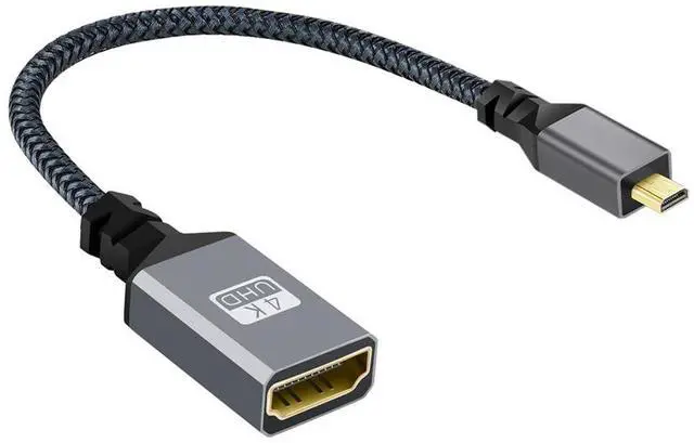 Main image of xiwai 4K Micro HDMI 1.4 Male to HDMI Female Extension Cable for DV MP4 Camera DC Laptop