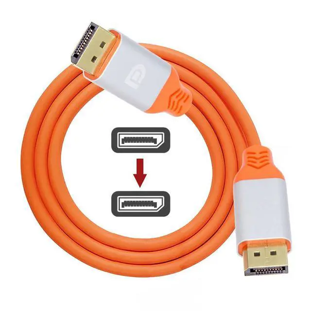 Alt view image 4 of 7 - DP 4K to DP Displayport Ultra Soft High Flex Monitor Cable Hyper Super Flexible Cord Male to Male for Computer Graphics Card 200CM