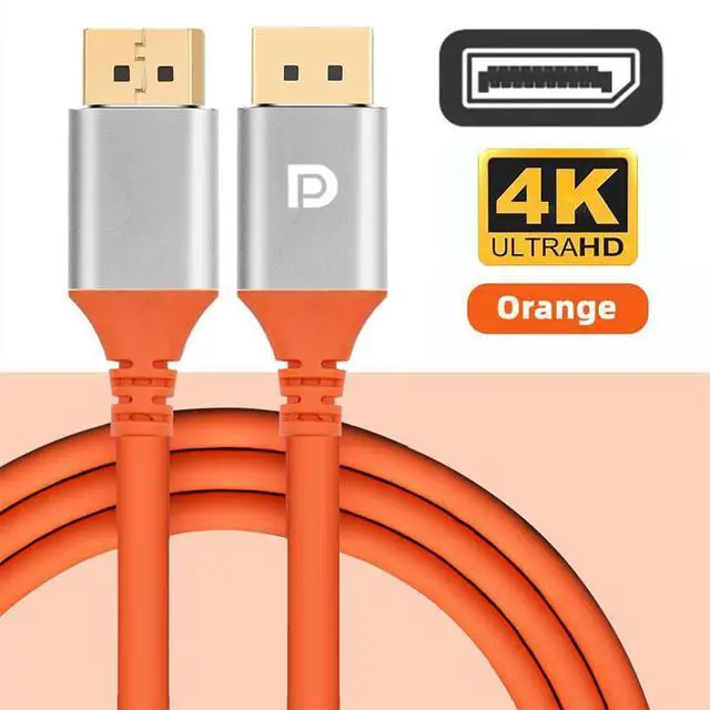 Alt view image 7 of 7 - DP 4K to DP Displayport Ultra Soft High Flex Monitor Cable Hyper Super Flexible Cord Male to Male for Computer Graphics Card 200CM