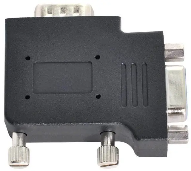 Alt view image 6 of 6 - chenyang Vertical Flat Left Angled 90 Degree VGA SVGA Male to Female Extension Adapter Black