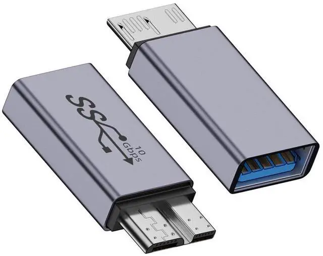 Main image of xiwai Micro USB 3.0 Male to USB-C USB 3.1 Type A Female Adapter 10Gbps Data Power Converter for Laptop PC SSD Disk