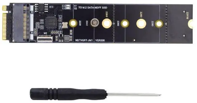 Main image of xiwai JMB582 SATA NGFF Key B+M SSD to NVME M-Key Motherboard Desktop Adapter Converter Card for SSD 2280
