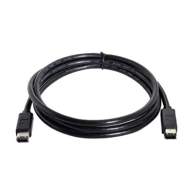 Alt view image 3 of 7 - 70.87 Inch FireWire Cable,IEEE 1394a 6Pin to 6Pin IEEE 1394a Firewire 400 to 400 Cable for Data Transmission Video Capture Card