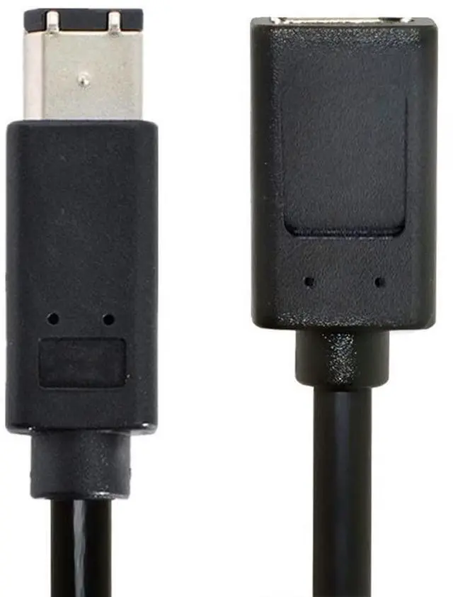 Main image of xiwai Firewire IEEE 1394a 6Pin Female to 1394 6Pin Male 400-400 High Speed Extension Data Cable for Laptop Video Capture Card 20cm