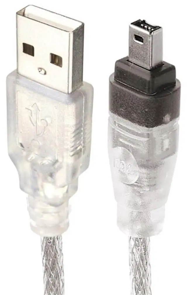 Main image of xiwai USB Male to Firewire IEEE 1394 4 Pin Male iLink Adapter Cable for DCR-TRV75E DV 100cm