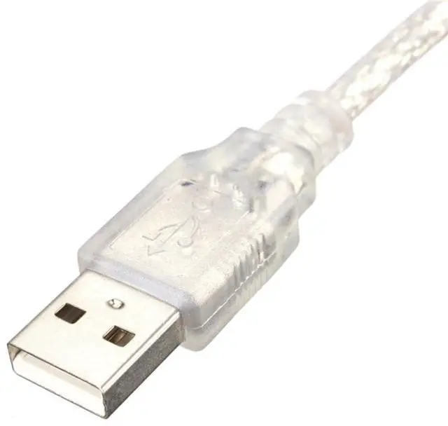 Alt view image 7 of 7 - xiwai USB Male to Firewire IEEE 1394 4 Pin Male iLink Adapter Cable for DCR-TRV75E DV 100cm