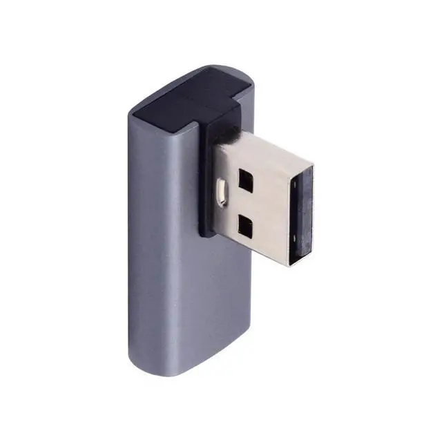 Alt view image 2 of 7 - xiwai 10Gbps USB3.0 Low Profile 90 Degree Right Angled Male to Female Extension Video Power Data Adapter