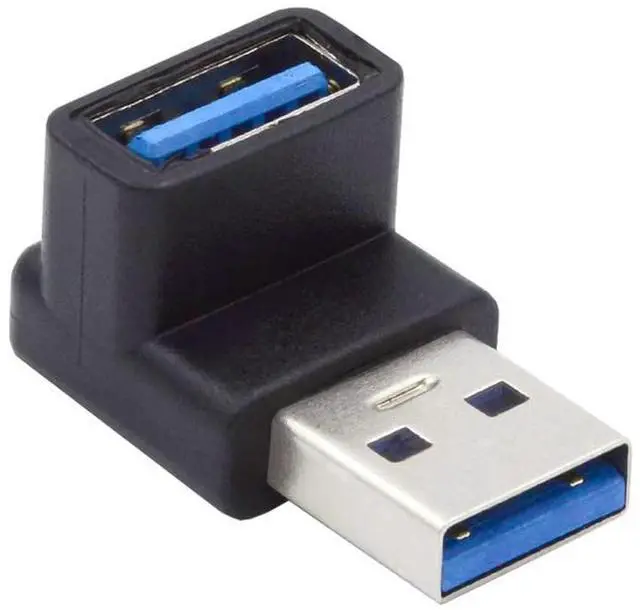 Main image of xiwai 10Gbps 90 Degree Up Angled Type USB3.0 Male to Female Extension Power Data Video Adapter