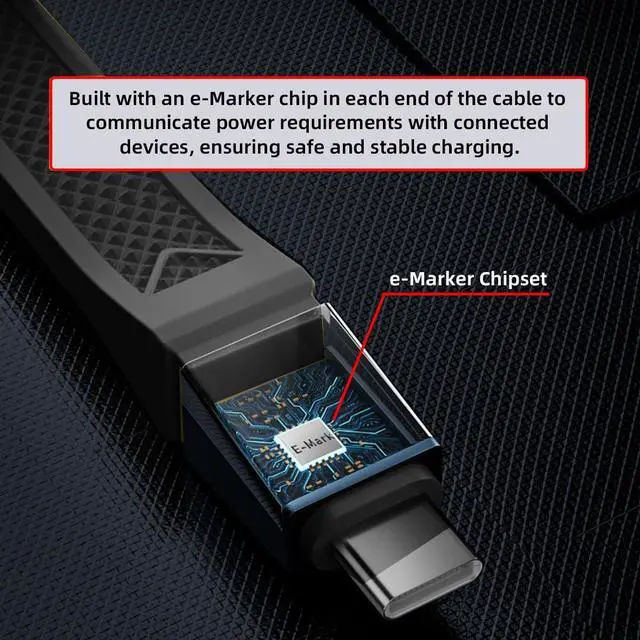 Alt view image 4 of 7 - xiwai USB4.0 Gen4 80Gbps Flat Slim FPC Cable 18cm Magnetic Connector 240W | Short Data Video Cord Compatible with Thunderbolt3/4/5 16K@30hz 8K 5K@60Hz