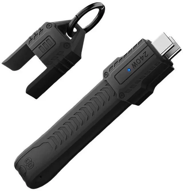 Main image of xiwai 80Gbps Short USB-C USB5.0 Flat FPC Cable Slim 240W 16K@30hz 8K@60Hz 5K Lanyard Strap Chain Caps Covers Compatible with USB4.0 Thunderbolt3/4/5, Yellow 13cm