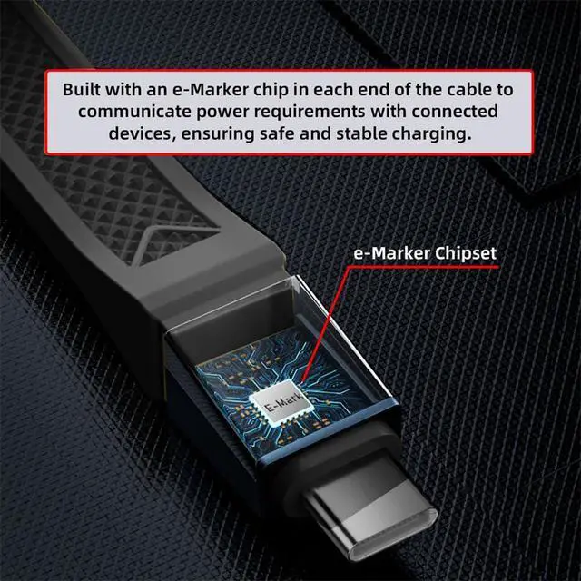 Alt view image 2 of 7 - xiwai Short USB 5.0 Flat Slim FPC 13cm/5.12 inch 240W 80Gbps USB 5 Type-C Cable with 16K@30hz 8K@60Hz 5K@60Hz Video Output Compatible with USB4.0 Thunderbolt3/4/5