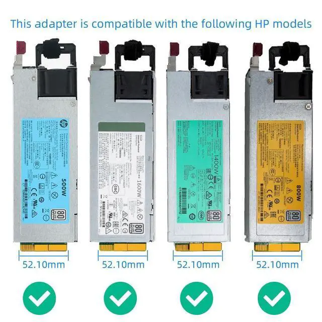 Alt view image 4 of 7 - Flex Slot Server Power Board 14+10Pin to 16x6Pin Power Supply Board for CHIA ETH BTC Mining Miner