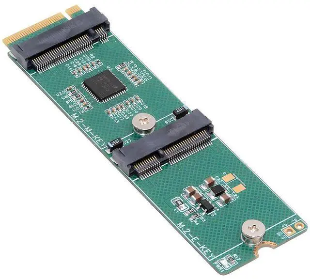 Main image of NGFF NVME Riser Card M-Key to E-Key WLAN Card & Key-M M.2 NGFF NVME SSD Adapter PCIE Packet Switch Compatible with NAS Industrial Control Motherboard