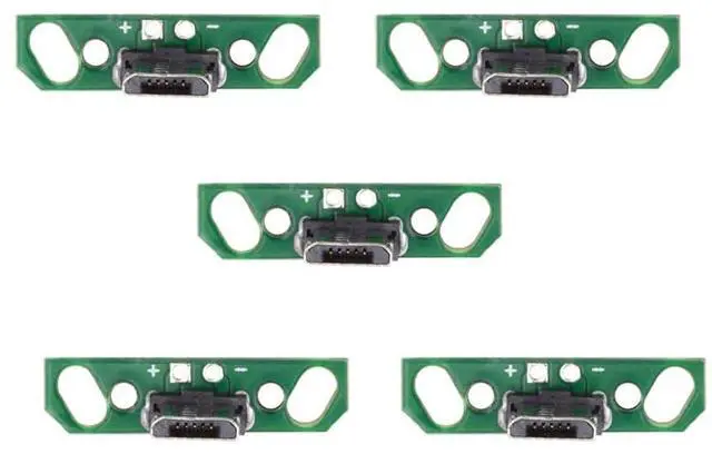 Main image of 5pcs/Set DIY OEM Micro USB2.0 Male Plug Connector 7mm Length with PCB Mounting Assembly Solder Type