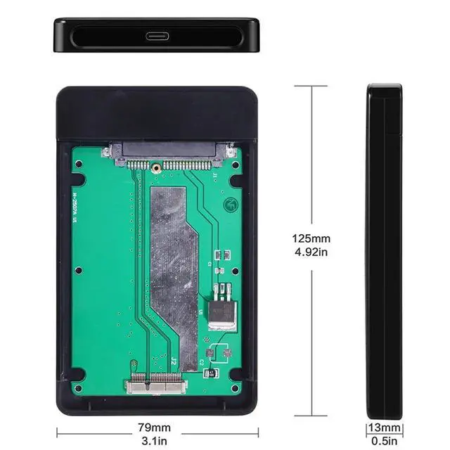 Alt view image 4 of 7 - USB 3.0 to 2012 Mac Pro Retina A1425 A1398 MC975 MC976 MD212 MD213 ME662 ME664 ME665 SSD 17+7Pin Case