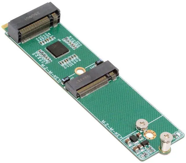 Main image of NGFF NVME Riser Card M-Key to Dual Ports Key-M M.2 NGFF NVME SSD Adapter PCIE Packet Switch Compatible with NAS Industrial Control Motherboard