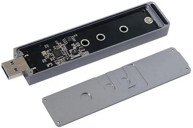 Alt view image 6 of 7 - B/M-Key NGFF M2 SSD to USB 3.0 External PCBA Conveter Adapter Card Flash Disk Type