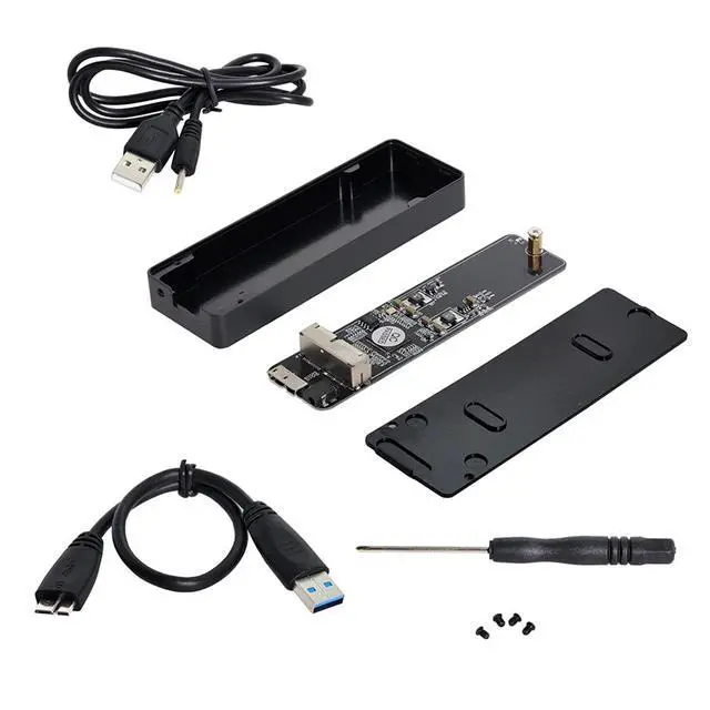 Alt view image 2 of 7 - Mac Air Pro 2013 2014 2015 2016 SSD Portable Case USB 3.0 to 16+12 Pin Mobile Box HDD Enclosure