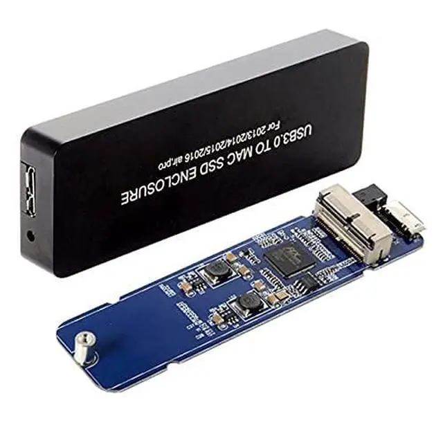 Alt view image 3 of 7 - Mac Air Pro 2013 2014 2015 2016 SSD Portable Case USB 3.0 to 16+12 Pin Mobile Box HDD Enclosure
