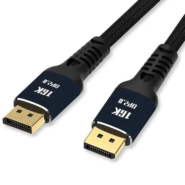 Alt view image 3 of 7 - DisplayPort 2.0 DP to DP Cable 16K 60hz Cable Ultra-HD UHD DP 1.4 8K 120hz for PC Laptop TV 3M