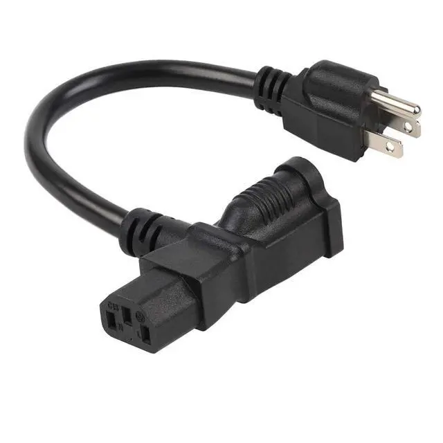 Alt view image 4 of 5 - 1 Foot Nema 5-15P Male to C13/ Nema 5-15R Piggyback Power Cord, UL CUL SJT 14AWG 3C, Replacement for Daisy Chain Pro Audio DJ etc (Pack of 2)
