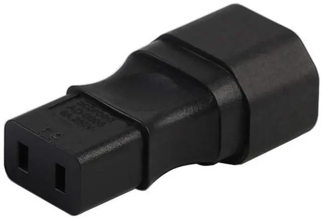 Main image of IEC 320 C14 Male to C9 Power Adapter, IEC 3-Prong Male to 2-Prong C9 Replacement Ac Adapter for Roland, Revox & Marantz and Older Audio Devices.