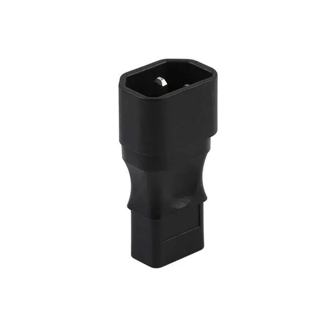 Alt view image 4 of 5 - IEC 320 C14 Male to C9 Power Adapter, IEC 3-Prong Male to 2-Prong C9 Replacement Ac Adapter for Roland, Revox & Marantz and Older Audio Devices.