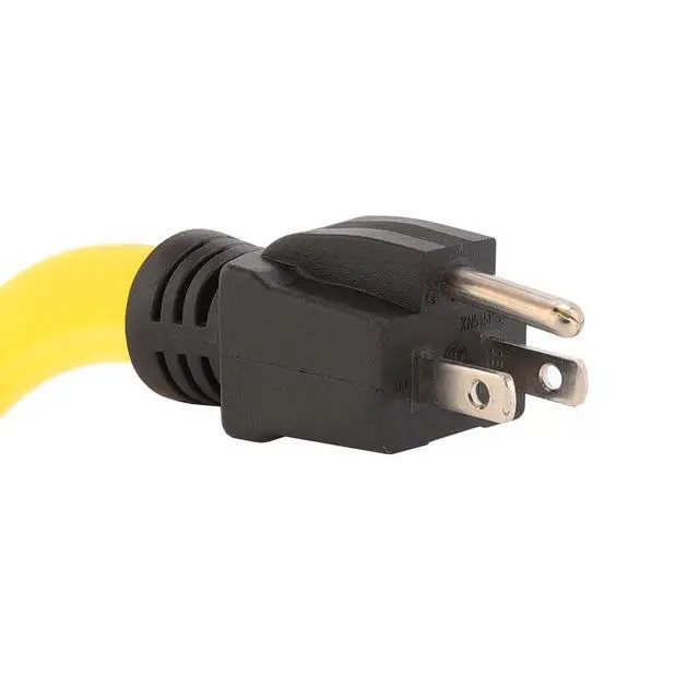 Alt view image 3 of 5 - Nema 5-15P to L5-30R Household 15A to 30A Generator Adapter Cord, Generator 30 Amp to 15Amp Household Adapter Cable, Heavy Duty STW 10AWG Length= 1Foot
