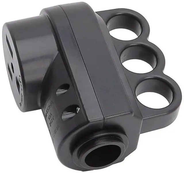 Alt view image 6 of 6 - Nema 6-50R 50A 250V Female Welder Socket 50-Amp 250 Volt 6-50 Welder Replacement Receptacle, ETL Verified, Black Color