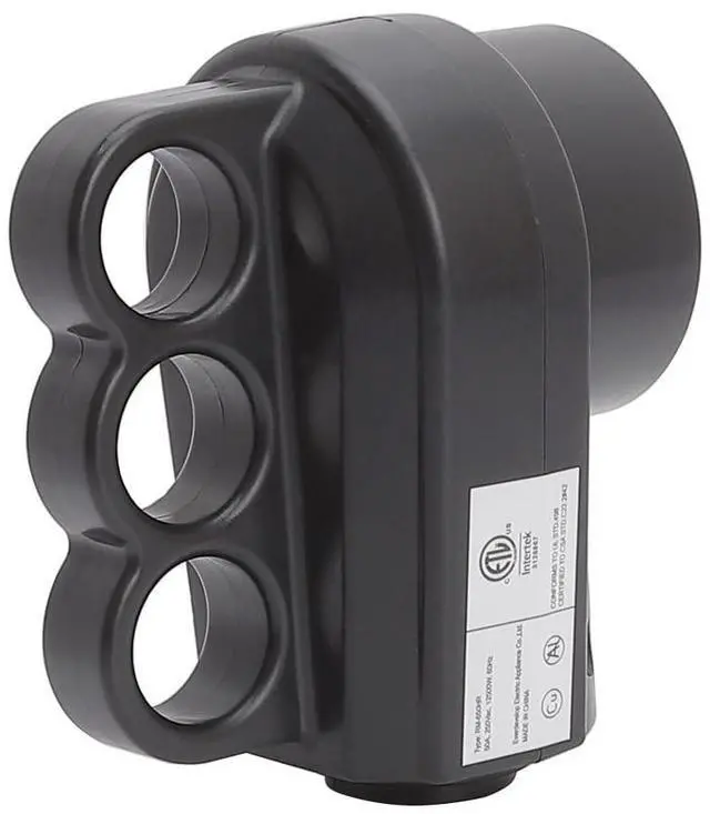 Alt view image 4 of 6 - Nema 6-50R 50A 250V Female Welder Socket 50-Amp 250 Volt 6-50 Welder Replacement Receptacle, ETL Verified, Black Color