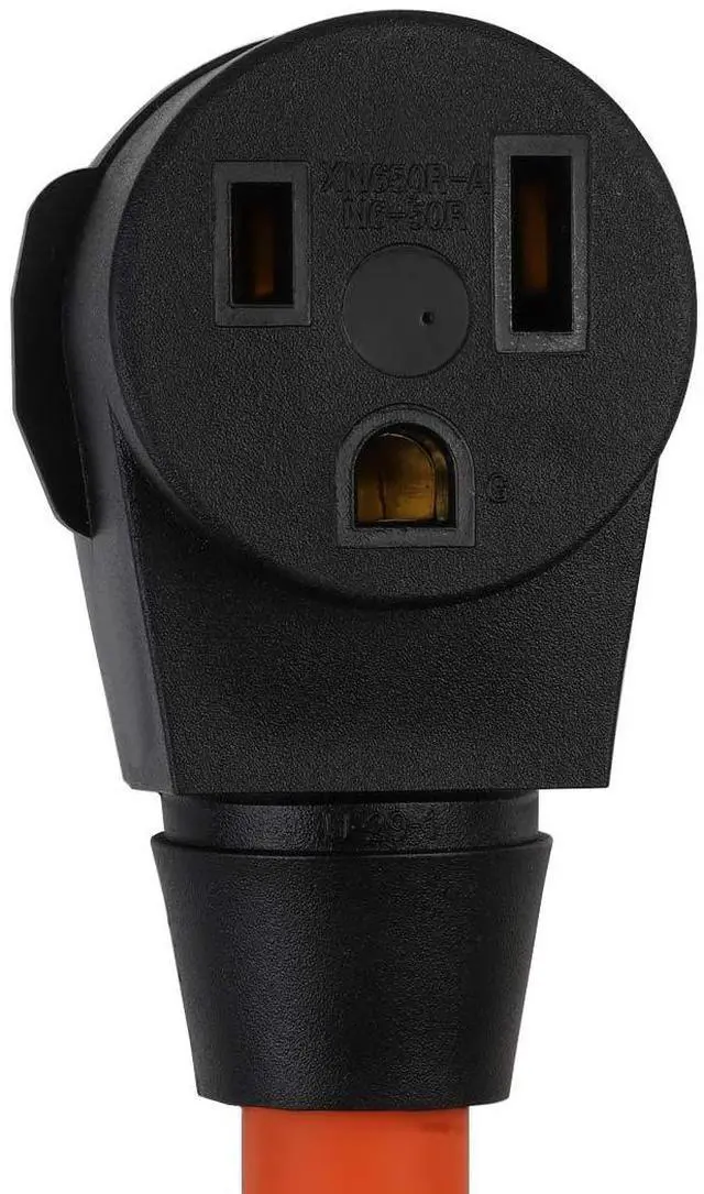 Alt view image 4 of 4 - 50CM Nema 14-50P to 6-50R Heavy Duty AWG8 STW 50 Amp Plug to 50 Amp (Welder) Socket Adapter Cable, Adapter Cord 50A Dryer 14-50P to Welder 6-50R 50A, Welding Adapter 6-50, 250V,1.5FT
