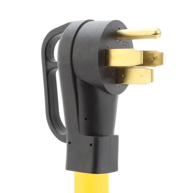 Alt view image 2 of 4 - 1 Foot (STW 6AWG) Nema 14-50P to 10-50R Adapter Power Cable,50Amp Dryer 4-Prong Male to Nema 10-50R 3-Prong Female Adapter Cord