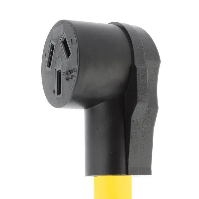Alt view image 3 of 4 - 1 Foot (STW 6AWG) Nema 14-50P to 10-50R Adapter Power Cable,50Amp Dryer 4-Prong Male to Nema 10-50R 3-Prong Female Adapter Cord